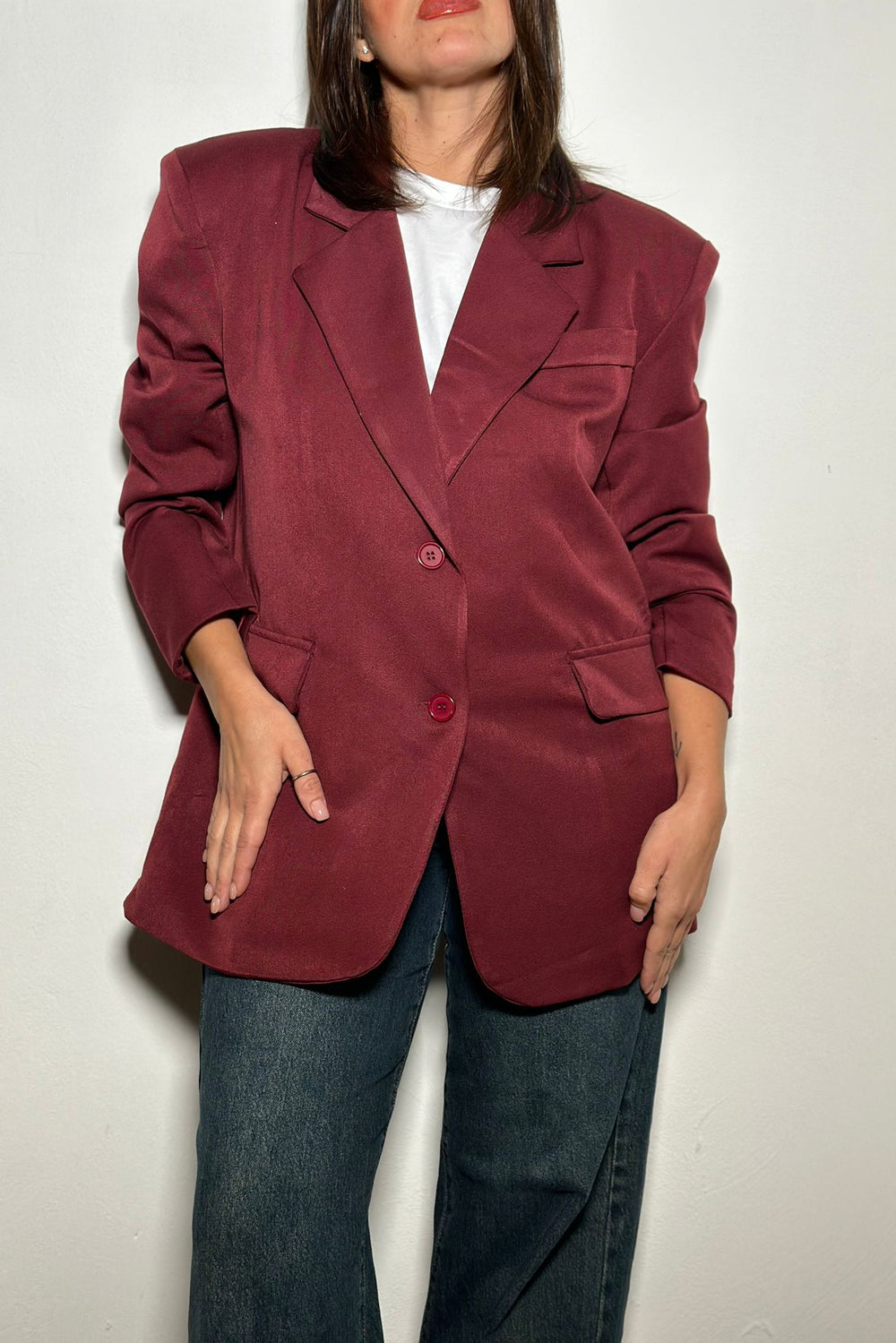 Giacca Bright bordeaux