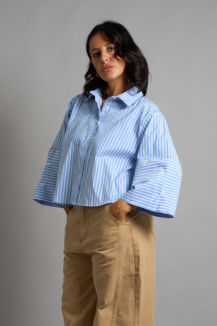 Camicia Cropped a Riga
