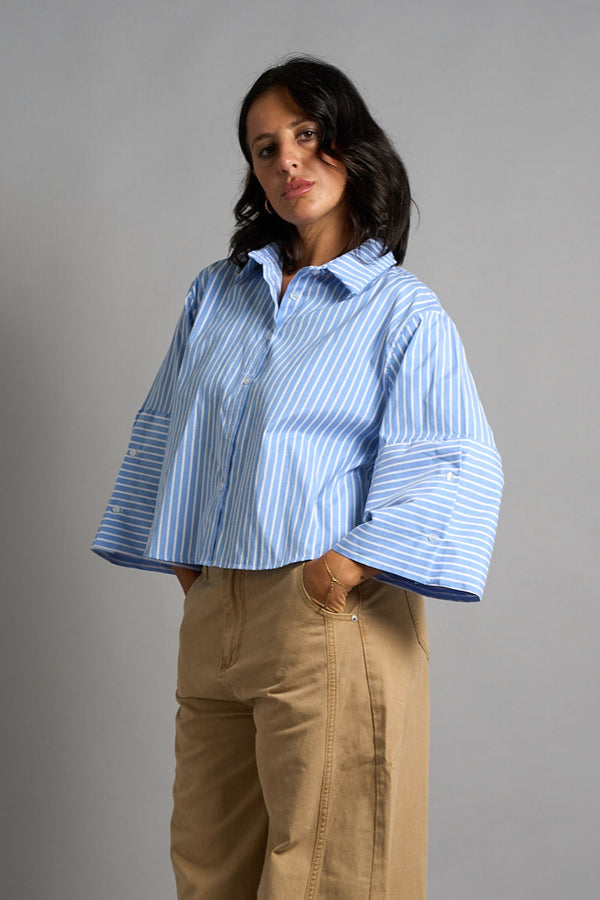 Camicia Cropped a Riga