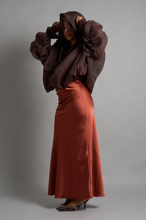 Gonna Lunga Satin