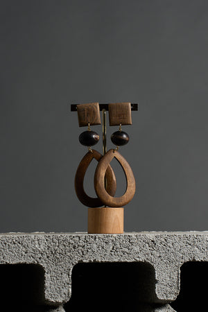 Orecchino Wood