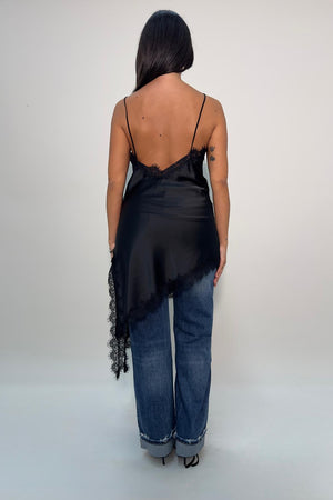 Abito Satin Nero