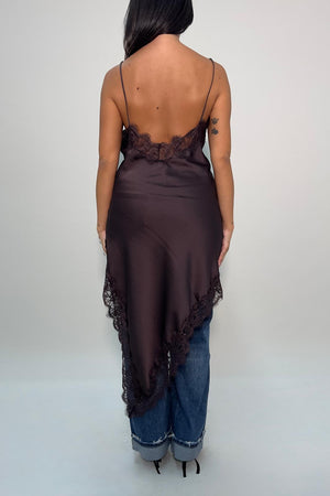 Abito Satin Wine