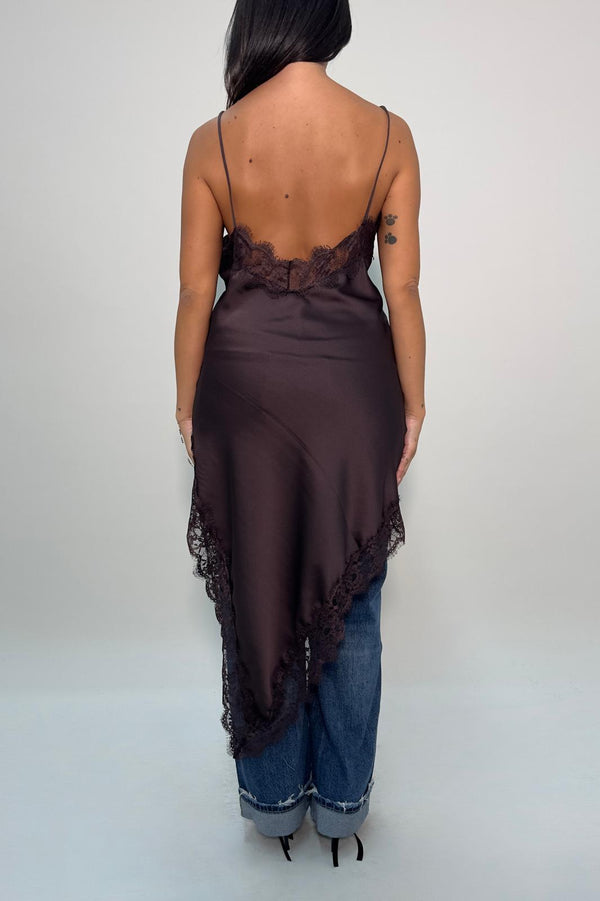 Abito Satin Wine